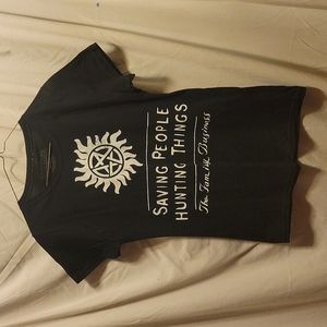 New Supernatural Fitted T-shirt Hot Topic